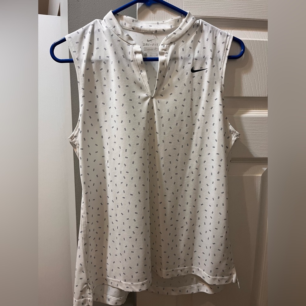 Nike White Golf Top